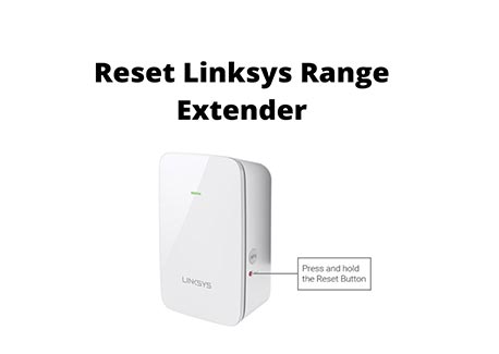 Linksys Extender Reset